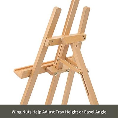 BIJIAMEI Art Painting Easel Stand of Max Height 76'', Hold Canvas up to  43'', Wooden Easel for Painting Canvas, Artist Tripod Wood Painting Easel  for Adults and Artists, Natural - Yahoo Shopping