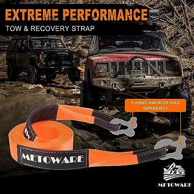 METOWARE Tow Strap 3'' × 30ft Recovery Strap, Heavy Duty Tow Straps with  35,000 lb Capacity, Triple Reinforced Loop Straps, Emergency Off Road Towing  Rope, Extreme Water-Resistant (Orange) - Yahoo Shopping