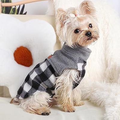  4 Pieces Fall Dog Shirt for Small Dogs, Tiny Dog Clothes  Outfit, Extra Small Dog Clothes, Yorkie Teacup Chihuahua Male Clothes,  Summer Pet Cat Clothing (X-Small) Brown : Pet Supplies