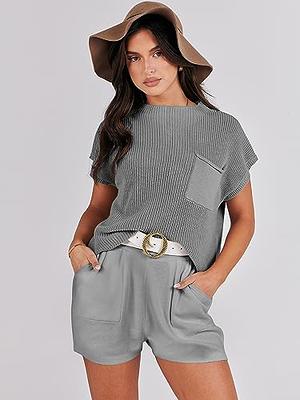  Caracilia Knit Sweater Set for Women 2 Piece Outfits