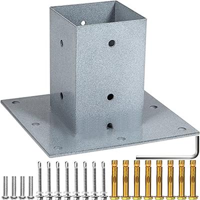 VEVOR 4 x 4 Post Base 10 PCs, Deck Post Base 3.6 x 3.6 inch, Post