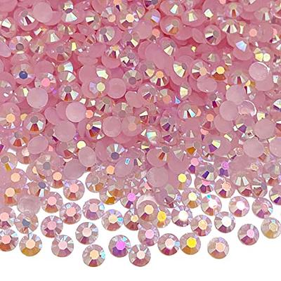 1000Pcs Red Nail Gems Flatback Rhinestone 6 Size Round Crystal Diamonds  Jewel Sparkle Nail Supplies for Women Valentines Nail Art Decoration DIY  Craft