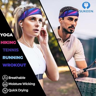 3 PCS Sports Solid Stretch Breathable Stretch Hair Band Yoga Running  Headband