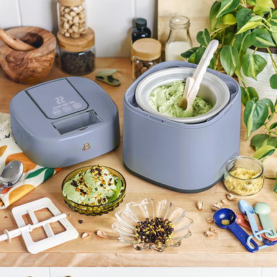 Costway Ice Cream Maker 1.1 QT Automatic Frozen Dessert Machine w/ Spoon  Green 