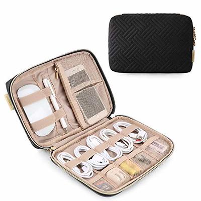 BAGSMART Jewelry Travel Organizer Case with Travel Makeup Bag