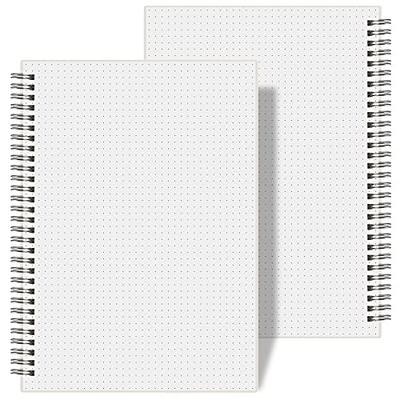 BUJO – My Bullet Journal: Dotted Notebook, Dot Grid Ruled, Minimalist, Large 8.5 x 11 inches, 90 gsm Thick Paper (White pages, Dotted)