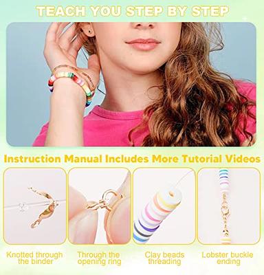 Best Birthday Toys/DIY for Kids - Premium Bracelet(Jewelry) Making Kit - Friendship  Bracelets Maker/Craft Kits with Loom,Rubber Bands