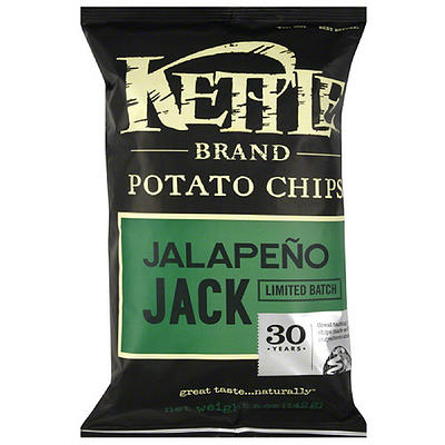 Kettle Brand Unsalted Potato Chips 5 oz Bag (Pack of 15)