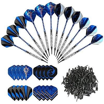 GWHOLE Soft tip Darts Set Aluminum Metal Body Plastic Tip