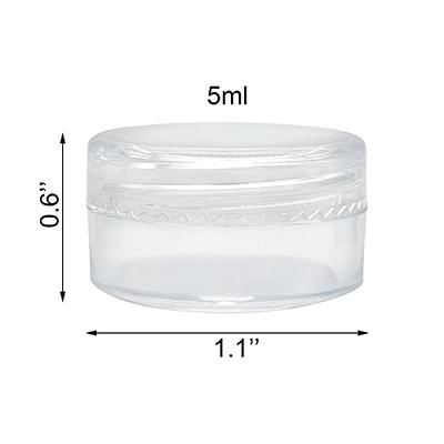 20 Pieces Small Clear Plastic Storage Containers with Lids for