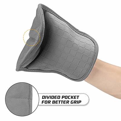 Pot Holders with Pockets - Heat Resistant Pot Holders with Silicone Non-Slip Grip | Cook'n'Chic