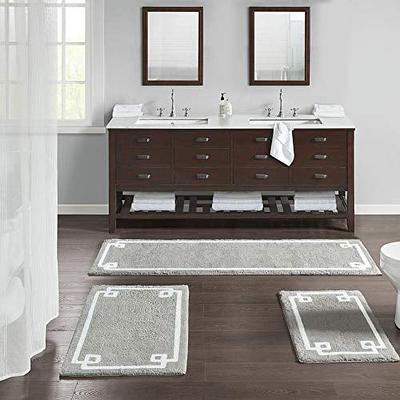 Madison Park Signature Ritzy 100% Cotton Solid Tufted 2 Piece Bath Rug Set