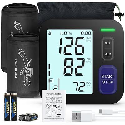 JOOPHYS Blood Pressure Monitor Upper Arm, 9-17'' & 13-21'' Extra Large XL  Cuffs, Clinical Accurate BP Machine, Large LCD… 