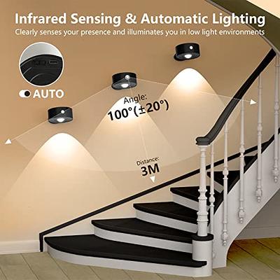 Magnetic LED Motion Sensor Wall Light - Rechargeable Night Light