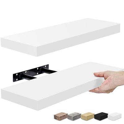 Set of 2 16 Wood Ledge Wall Shelf Black - Threshold™