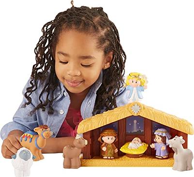 Bible Toys Nativity Set - Christmas Story Manger Scene, 18 Pieces With  Birth of Baby Jesus Mini-Storybook (in English & Spanish), Little Animals &  Figures Indoor Playset, Children Ages 3 And Up 