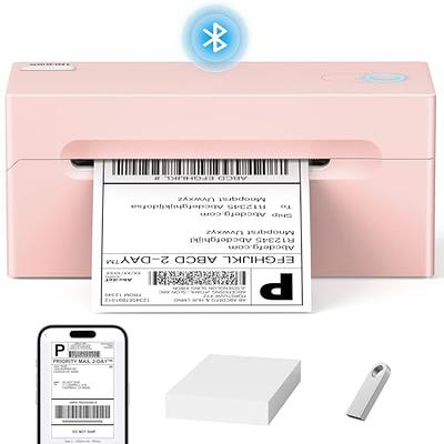 Phomemo Bluetooth Thermal Shipping Label Printer for Shipping Packages -  Thermal Label Printer Bluetooth for Phone&PAD&PC, Built-in Label Holder 4x6  Printer for ,Shopify, ,USPS,,Temu etc 