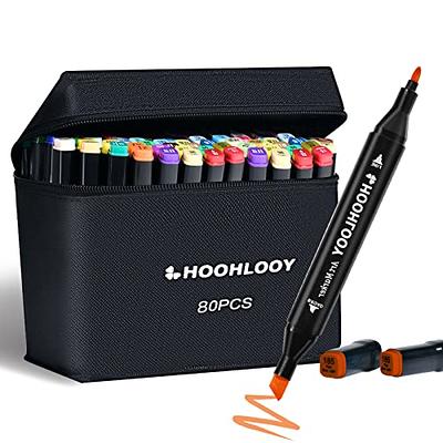 Banral Alcohol Markers Set, 120 Colors Dual Tip Alcohol Based Art Markers  Pens for Artists, Permanent Drawing Markers for Adult Coloring Sketching  Illustration with Case and Holders - Yahoo Shopping