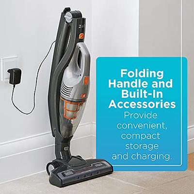 BLACK+DECKER Powerseries Cordless Stick Vacuum Cleaner & Hand Vac, 2-in-1,  Titanium Gray (HSVB420J) - Yahoo Shopping