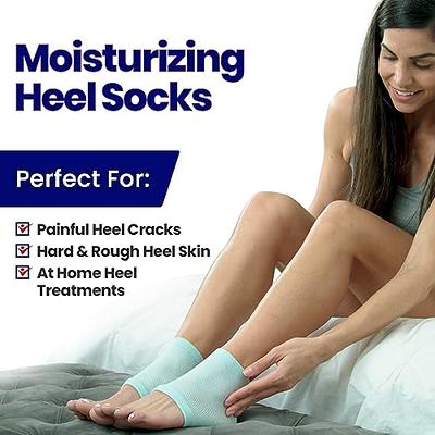 Moisturizing Socks, 3 Pairs-Moisturizing/Gel Heel Socks For Dry Cracked  Heels, Open Toe Socks, Ventilate Gel Spa Socks To Heal And Treat Dry, Gel