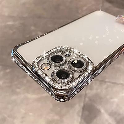 OCYCLONE iPhone 11 Pro Max Case, Cute Glitter Sparkle Bling Diamond Rhinestone Bumper with Ring Kickstand Women Girls Soft Pink Protective Phone Case