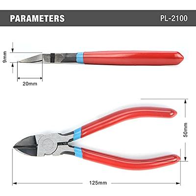 Flush Cutters Pliers 5 Inch Precision Side Cutter Small Wire Cutting Pliers  Sprue Cutter for Plastic Model jewelry Making, 4 Pack - Yahoo Shopping