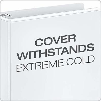 Cardinal XtraLife ClearVue Non-Stick Locking Slant-D Ring Binder, 3 inch, Black