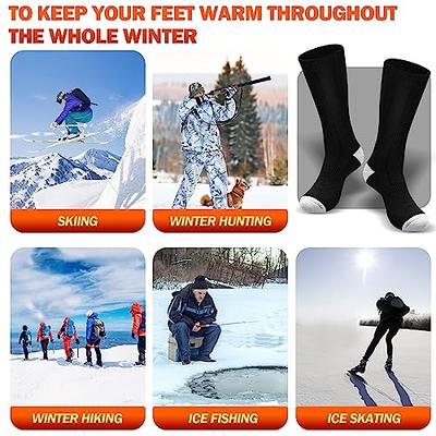 Rechargeable Heated Socks for Men/Women - 5V 5000mAh Battery Powered,  Perfect for Outdoor Riding, Camping, Hiking, Motorcycling, and Skiing -  Yahoo Shopping