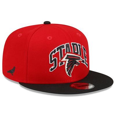 Men's New Era Black Atlanta Falcons Throwback 9FIFTY Adjustable Snapback Hat