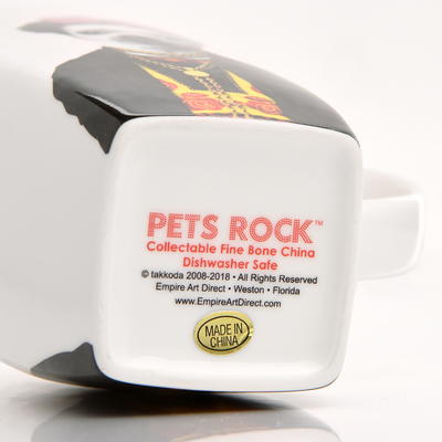 Empire Art Direct Pets Rock Royal Collectible Fine Bone China Mugs 20 oz -  Set of 6 