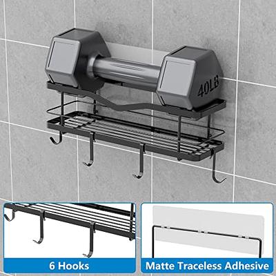 LiviNGPAi Corner Shower Caddy, 3 Pack, Stainless Steel, 40lb Load Capacity,  No Drilling Required, Ideal for Bathrooms