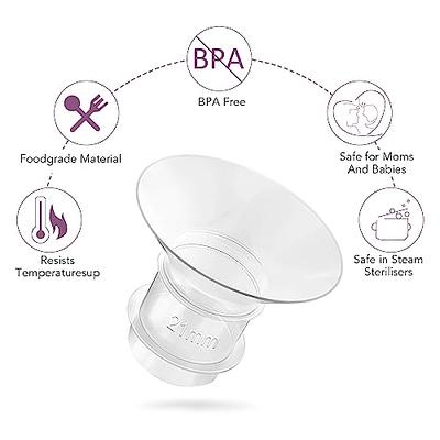 Momlist 17mm Breast Pump Flange Insert, Compatible with Momcozy S9/S10/S12/S9  Pro/S12 Pro/TSRETE Wearable Breast Pump 2PCS - Yahoo Shopping