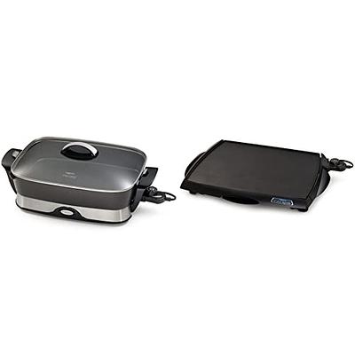 Presto 06857 16-inch Electric Foldaway Skillet, Black & 07046 Tilt