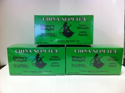 1 X China Slim Tea Extra Strength (20 Teabags) 