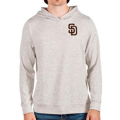 Men's Antigua Black San Diego Padres Victory Full-Zip Jacket