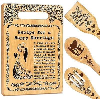  Wedding Anniversary Gifts for Women, Men, or Couples! USA Hand  Crafted Cutting Boards Make For Great Personalized Gifts, Wedding Gifts,  Christmas Gifts, Anniversary Gifts, Or Bridal Shower Gifts! : Home 