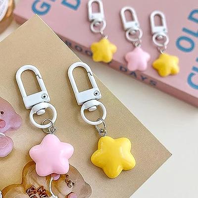 10pcs Chubby Star Key Chains for Car Keys Star Keychain Accessories Cute  Keychains for Women Bag