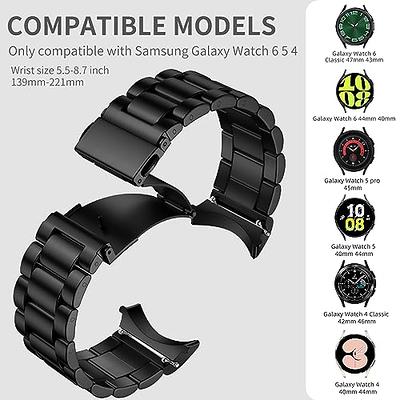 Leather Band For Samsung Galaxy Watch 4/6 classic 46mm 42mm