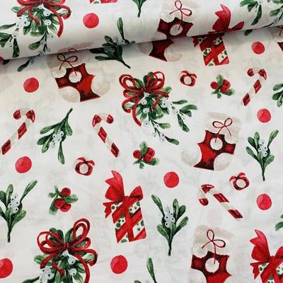 Christmas Fabric, Cotton Fabric, Christmas Fabric, Fabric By The