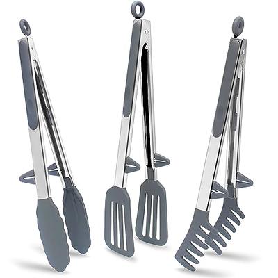 KitchenAid 2-Piece Silicone Tip Serving Tong Set Black