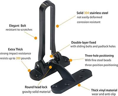 SAISN Door Reinforcement Lock Latch Swing Bar Lock for Home