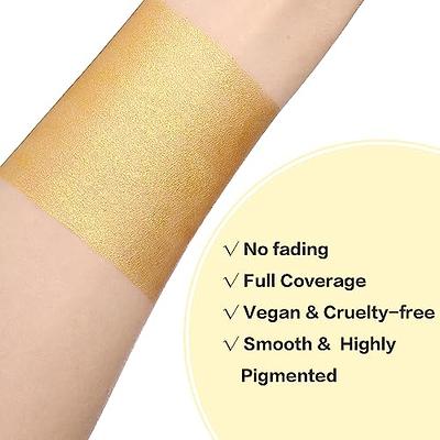 Gold Face Paint Stick Blendable Full Body Paint Sticks Sweatproof  Waterproof Body Paint Makeup Stick For Halloween Cosplay 60g