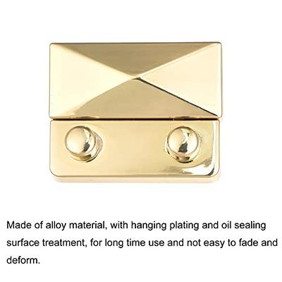 6pcs Turn Lock Clasp Purse, Rectangle Purse Closure Twist Lock, Clutches  Locks Clip for Wallet, Briefcase, Handbag Making