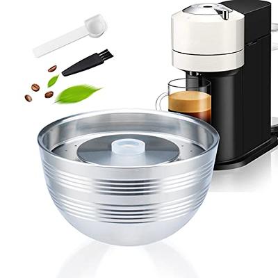 For use only with Nespresso Vertuo Next Vertuoline Reusable Stainless Steel  Capsule Refillable Coffee Filter with