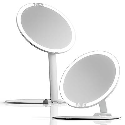 Fancii Rechargeable Travel Makeup Mirror with LED Light, 8