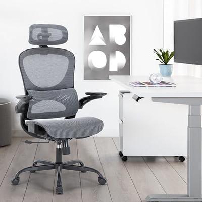 Office Chair - Ergonomic Desk Chair with Adjustable 2D Headrest & Lumbar  Support, Til t& Height Adjustment Home Office Desk Chairs