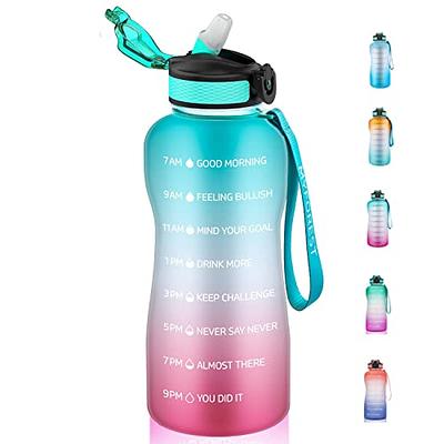 ORINEWS Kawaii Water Bottle - Cute Water Bottles with Straw and