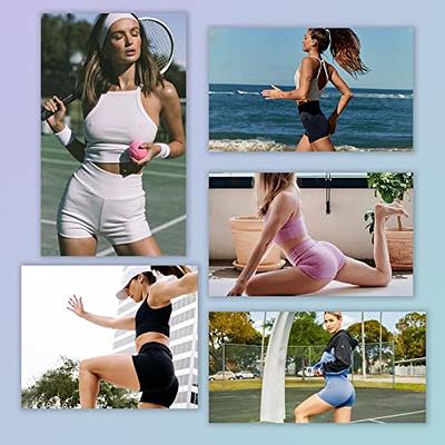  3 Pack Yoga Shorts - 3 Spandex High Waisted Volleyball Booty  Shorts For Women Soft Tummy Control Dance Biker