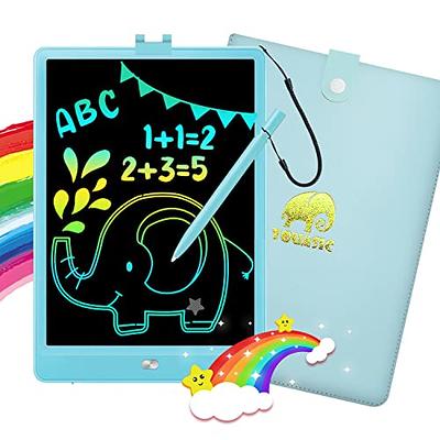 Sketch Pads for Drawing Kids, LEYAOYAO LCD Writing Tablet with Protect Bag Etch A Pads,Colourful Screen Draw Pad Draw Board,Birthday Gifts for 3 4 5