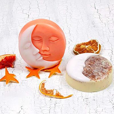 2 Pcs Silicone Soap Molds,Sun & Moon Face Soap Molds for Soap Making, Bath  Bomb Molds for Homemade Bath Bombs,Lotion Bar,DIY Resin Making,Wax,Polymer  Clay (Purple and Blue) - Yahoo Shopping